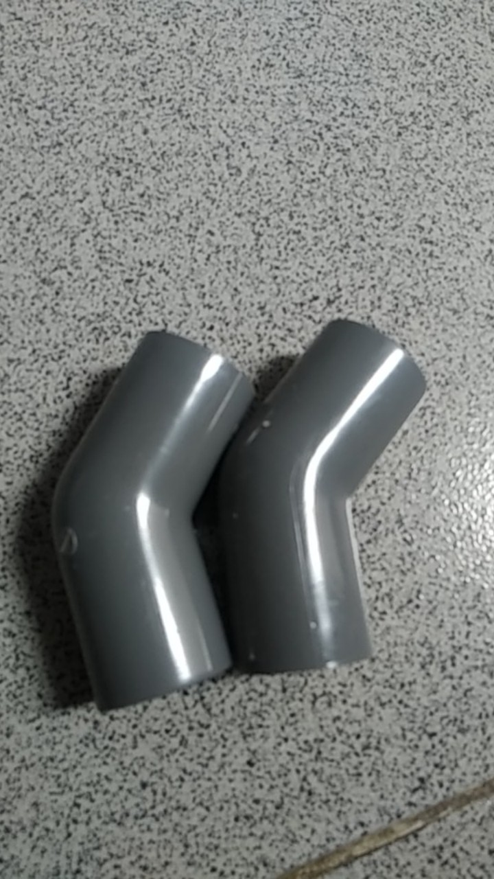Pvc 45 Derajat Elbow /knee 1/2 Inch - Aw 45 - Merk Lesso