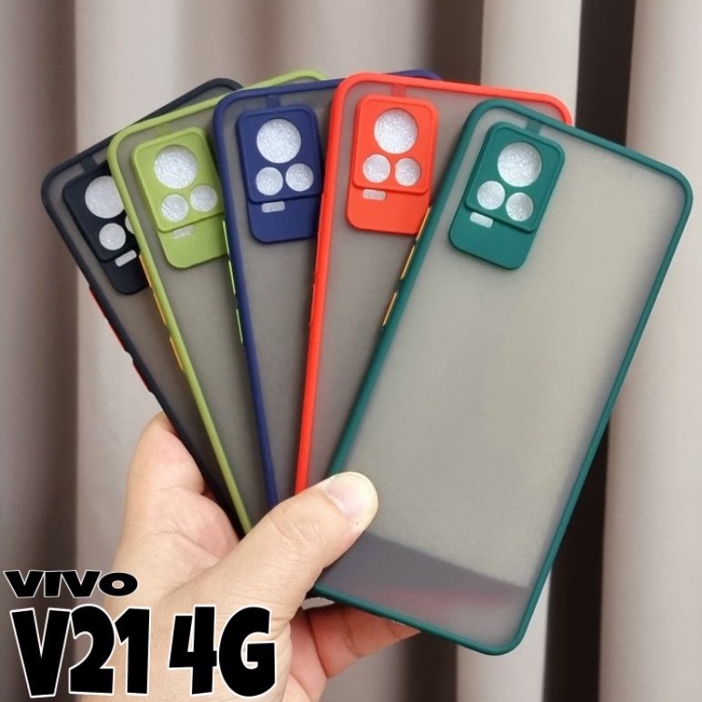 CASE MATTE VIVO V21 4G TRANSPARAN FUZE MACARON MY CHOICE - FA