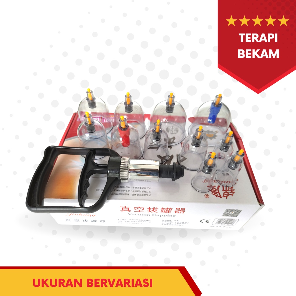 Alat Bekam Premium 12 Cups Import Bonus Ebook-4