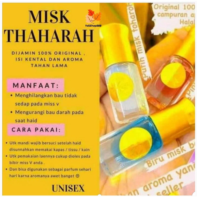Misk Thaharah Original Misk Pengantin Parfum Miss V Unisex