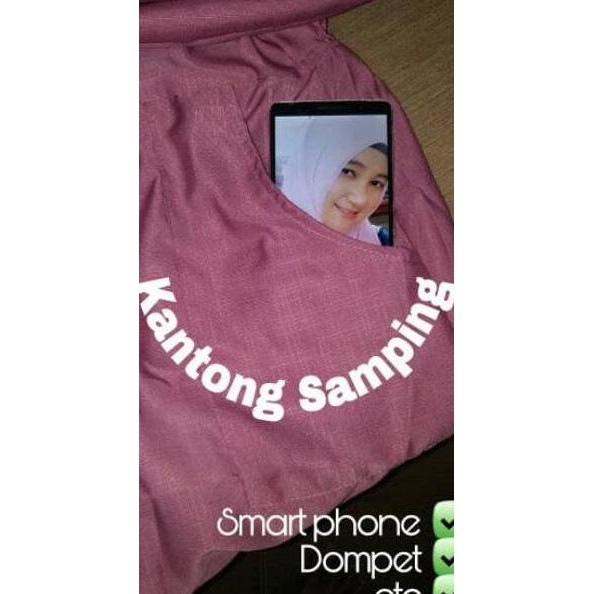 BARU Promo Gamis Syari Balotelli Polos Karet Pinggang Warna Mustard