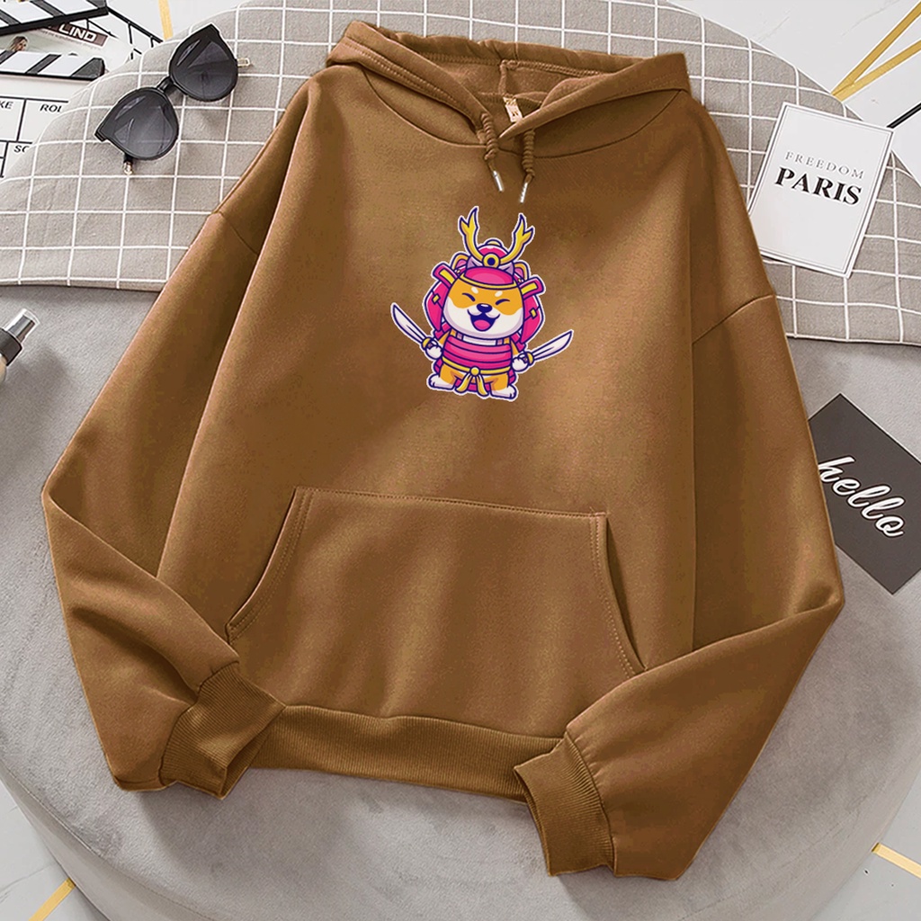 Sweater anak hoodie laki laki SHIBA SAMURAI baju jaket anak cowok cewek anime