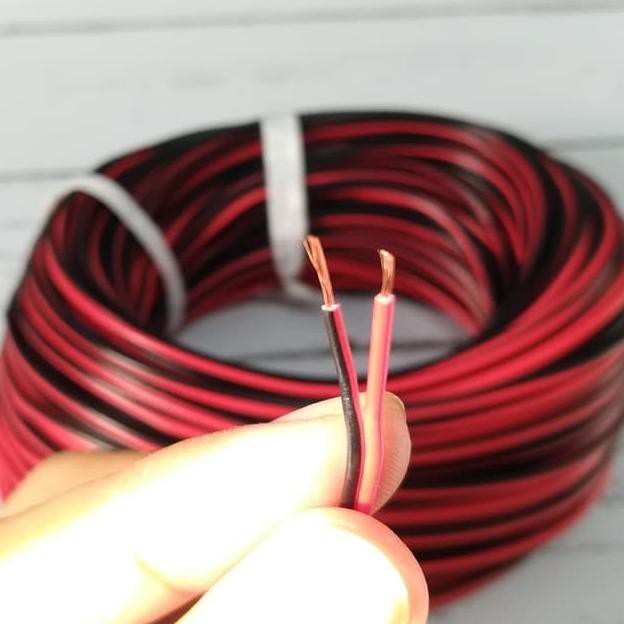 28modified - Kabel Serabut isi 2  Eceran untuk Lampu Led Kolong, Tweeter Audio Mobil, Dll