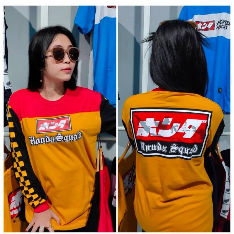 kaos Honda squad peta lengan panjang