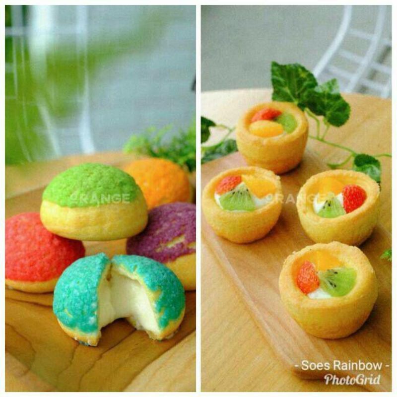 

soes buah rainbow