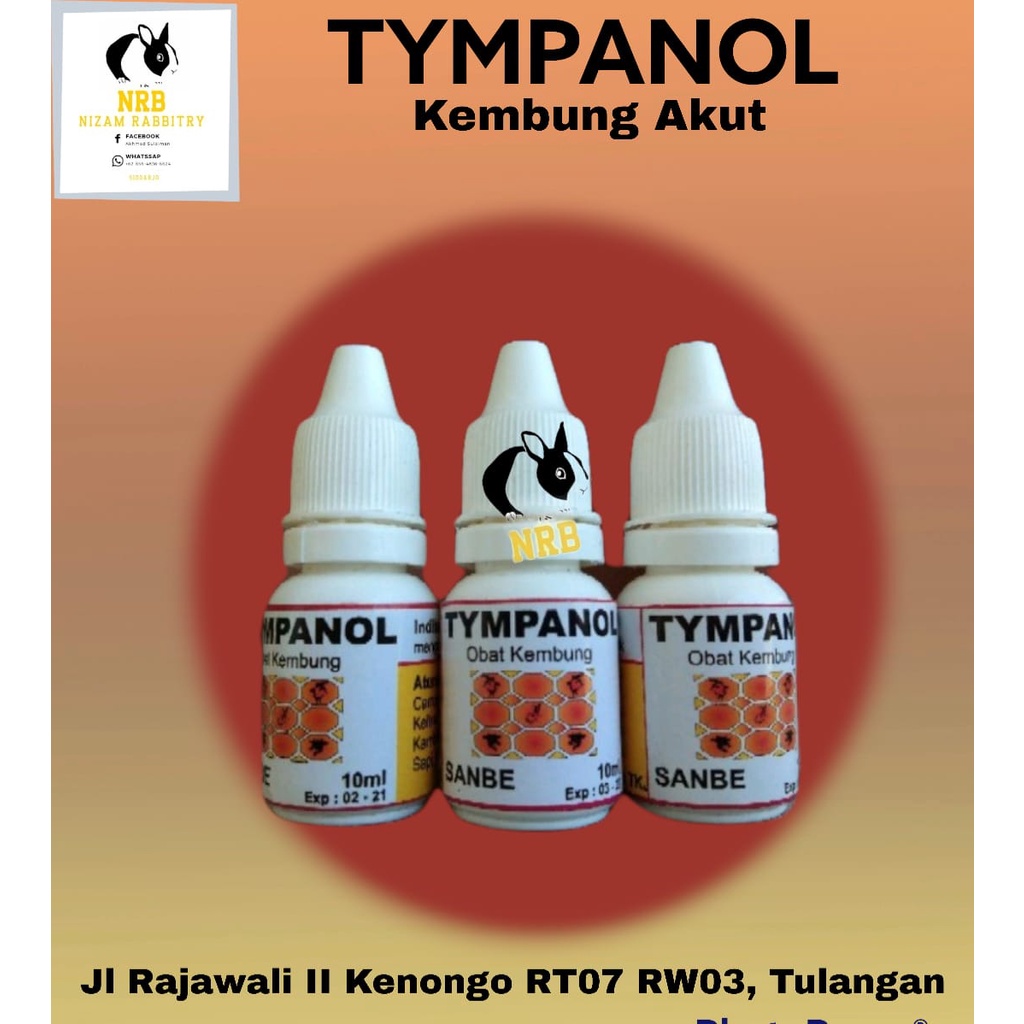 Tympanol (obat kembung hewan) repack 10ml