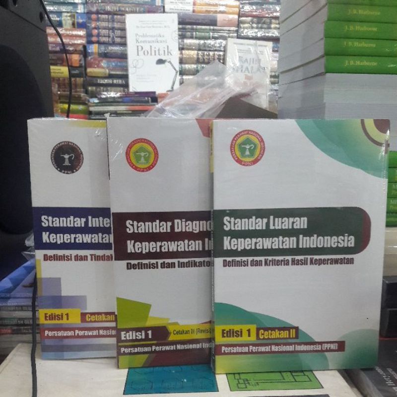 PAKET HEMAT 3 BUKU KEPERAWATAN SDKI-SLKI-SIKI EDISI 1 CETAKAN 1+2+3 - PPNI