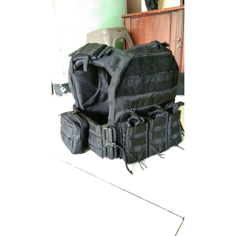 ROMPI BODY VEST TACTICAL / ROMPI SERBU / BODY VEST BLACK MAMBA