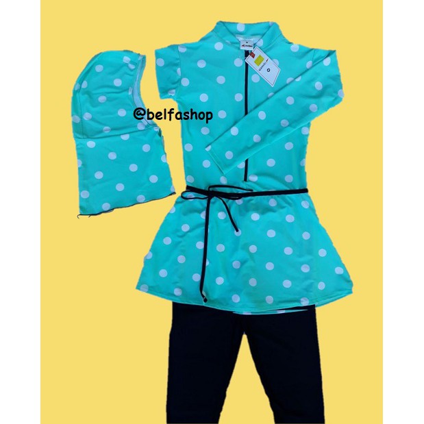 Baju Renang Muslimah Dewasa Motif