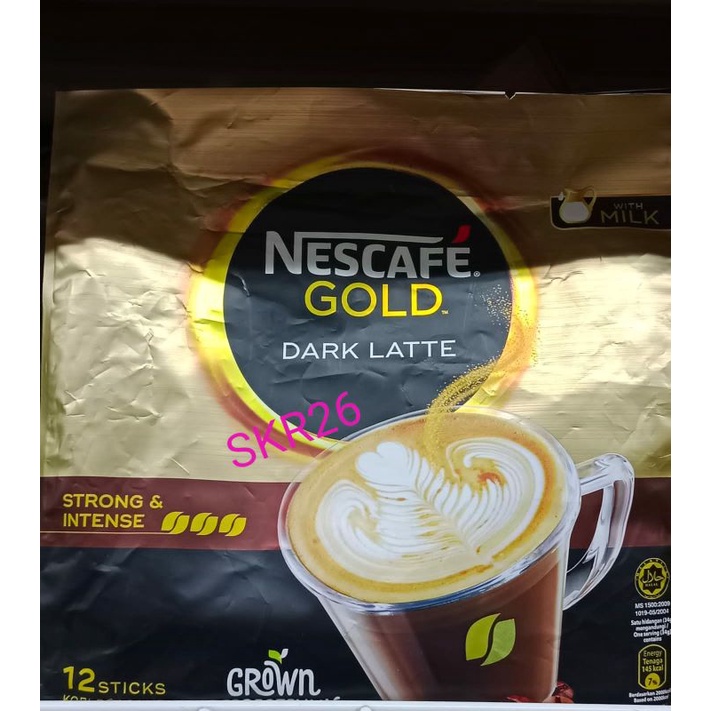 

Nescafe Gold Dark Latte (strong & intese)