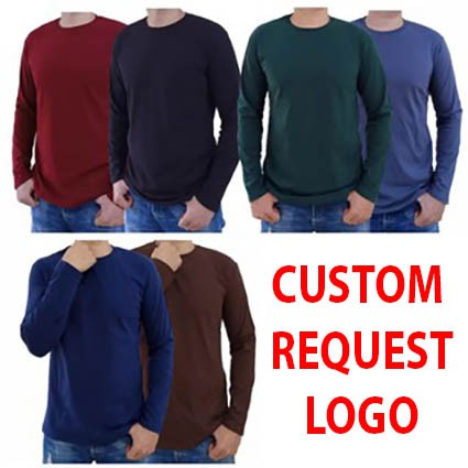 Kaos lengan panjang untuk request LOGO