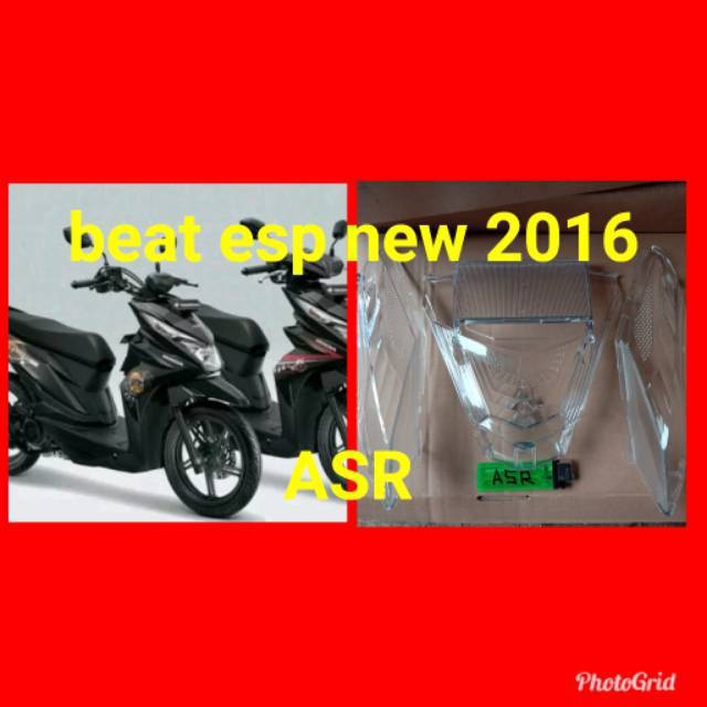 Mika lampu stop plus mika sen Beat FI new 2016 2017 2018 2019 putih bening transparan beat eco beat street