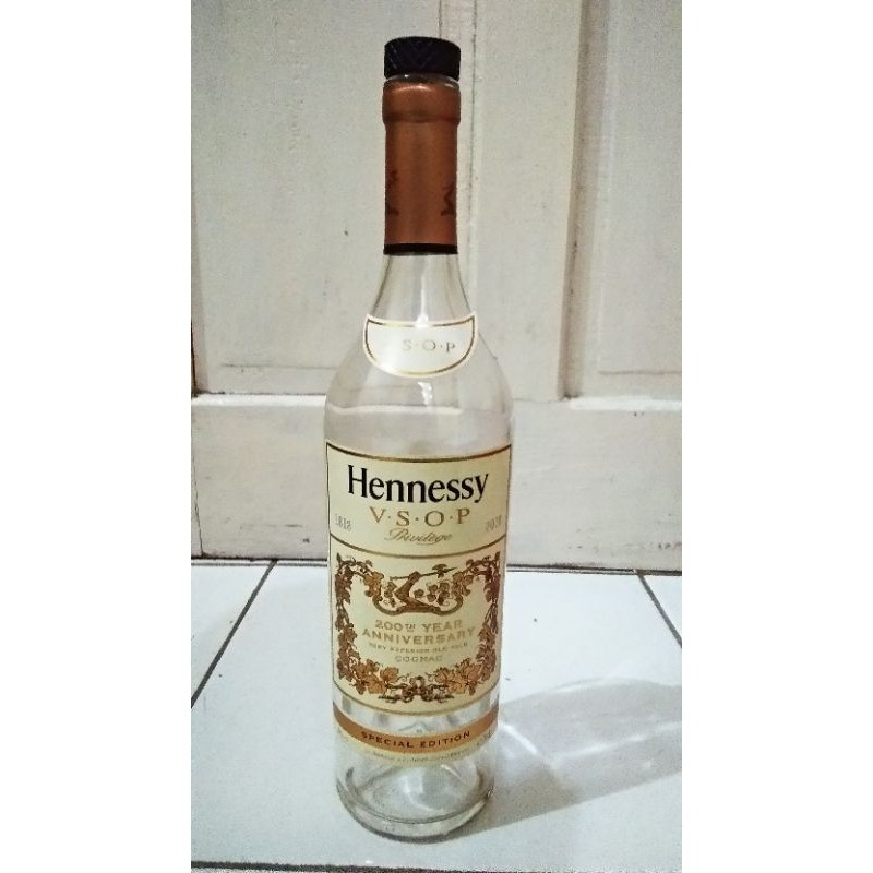 Jual Botol Bekas Hennessy VSOP - 200th Anniversary 2018 Limited Edition.