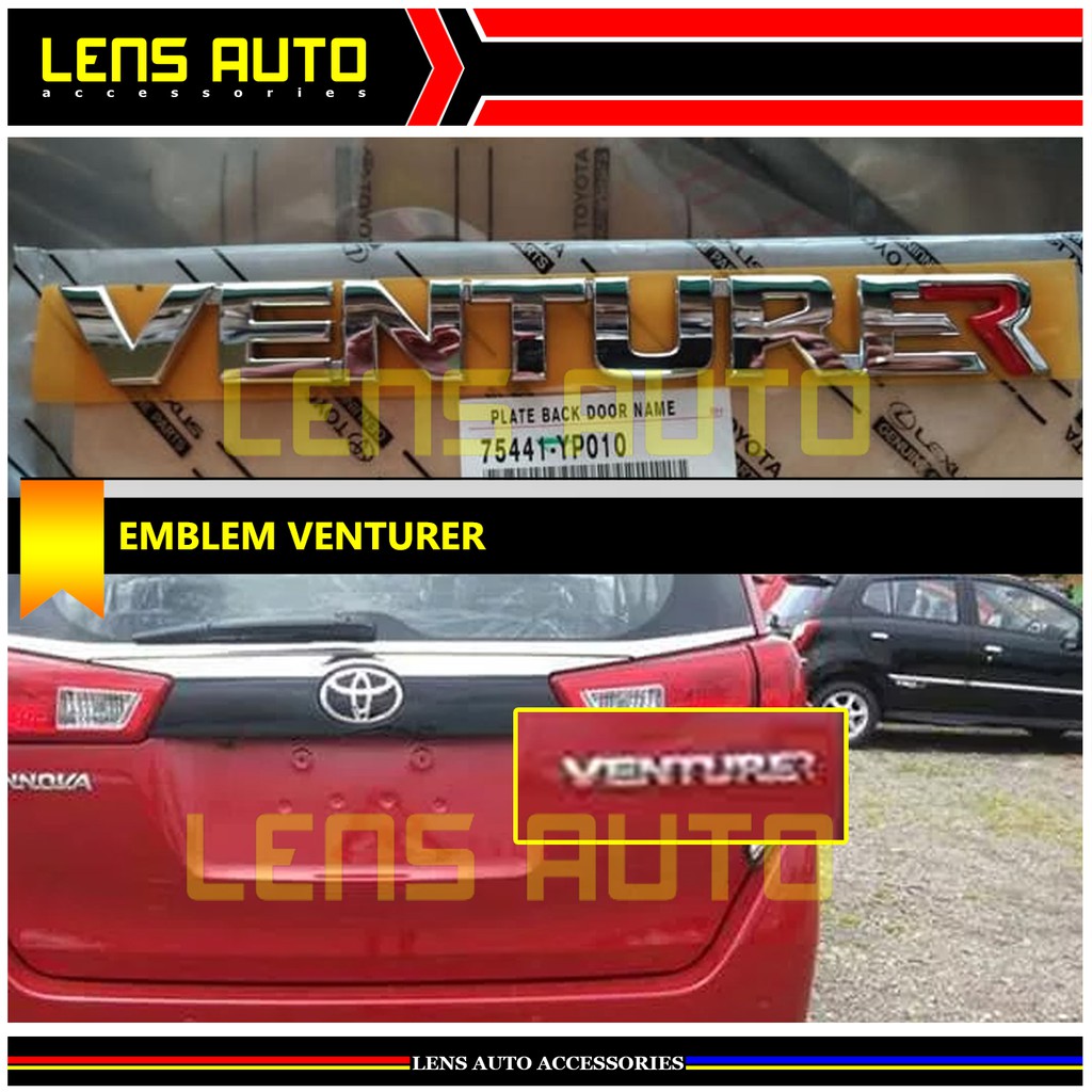 EMBLEM VENTURER - EMBLEM BELAKANG INNOVA VENTURER