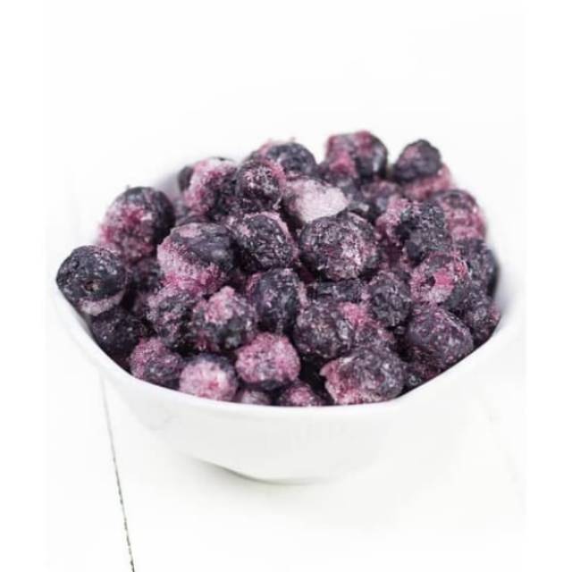 

Repack Frozen Blueberry/ bluberi beku kemasan 100gr