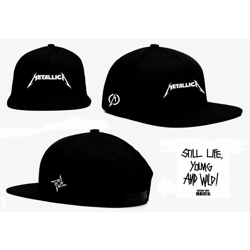 Topi Snapback Distro Metallica