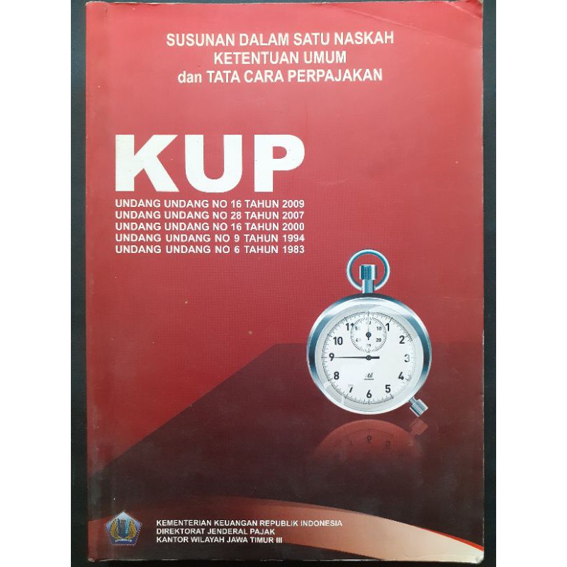 

Susunan dalam Satu Naskah Ketentuan Umum dan Tata Cara Perpajakan