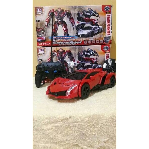 ROBOT... Mainan anak mobil remot control jadi robot   rc transformer