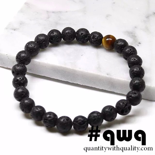 gelang batu lava stone lapiz lazuli natural diffuser essential oil yoga