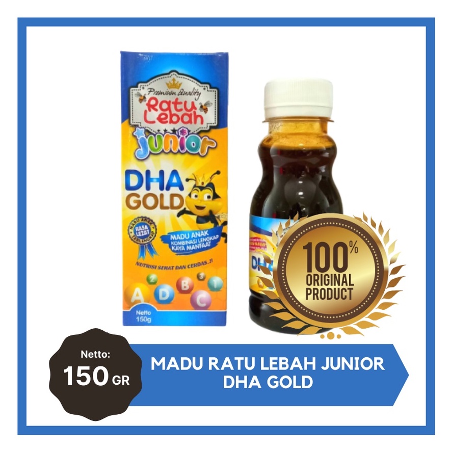 

MADU ANAK RATU LEBAH JUNIOR DHA GOLD PLUS OMEGA 3 150GR