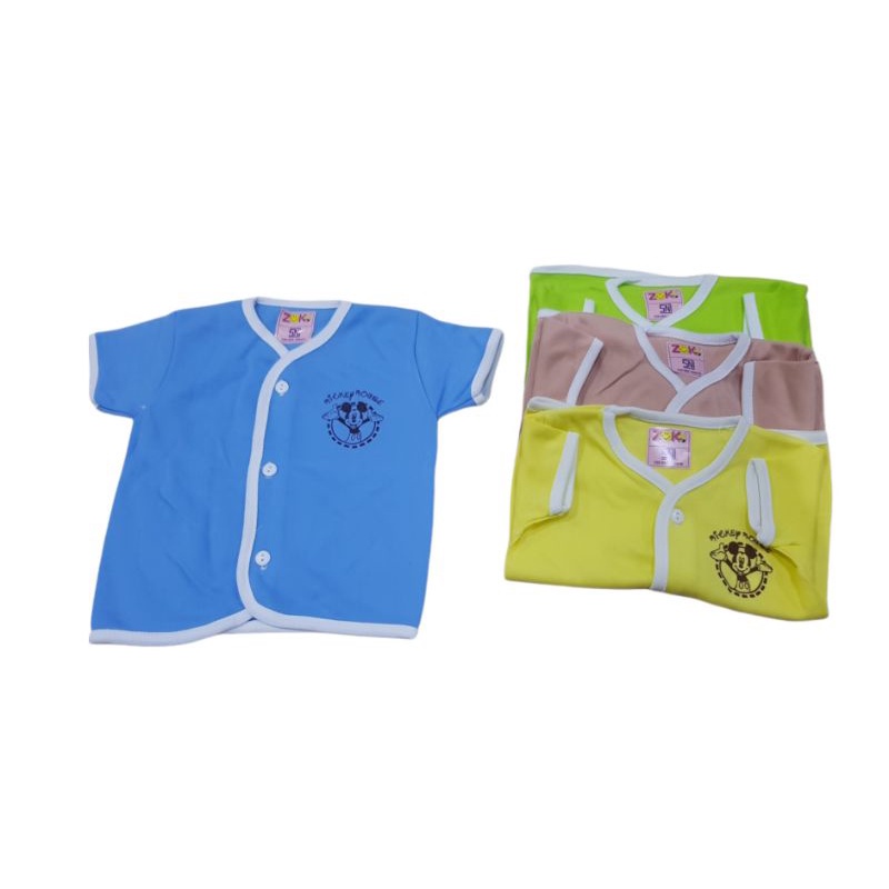 isi 12pc baju bayi lengan pendek zoko