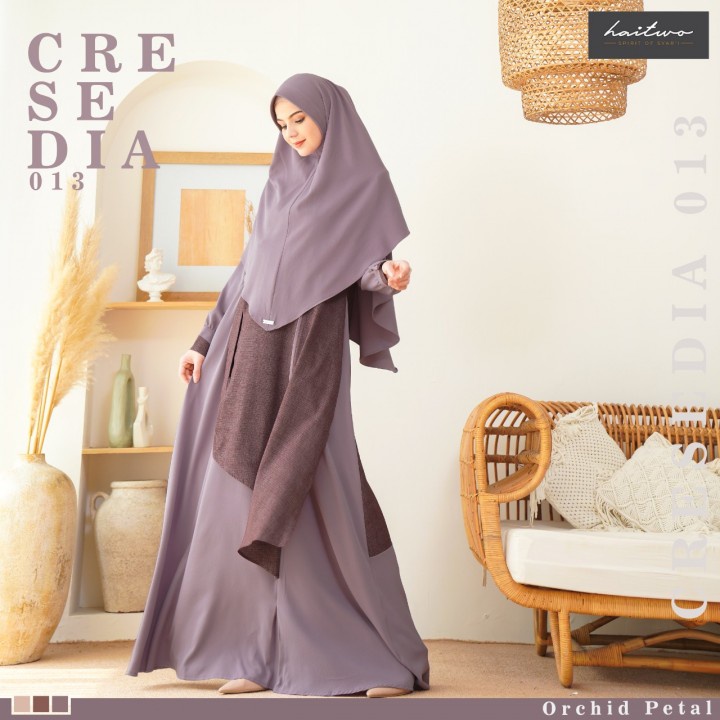 Gamis Syari Haitwo CRESEDIA 013 Fashion Muslim