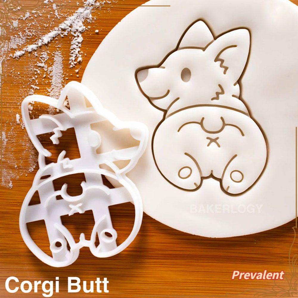 Cetakan Biskuit / Cookies Bentuk Anjing Corgi Lucu Diy