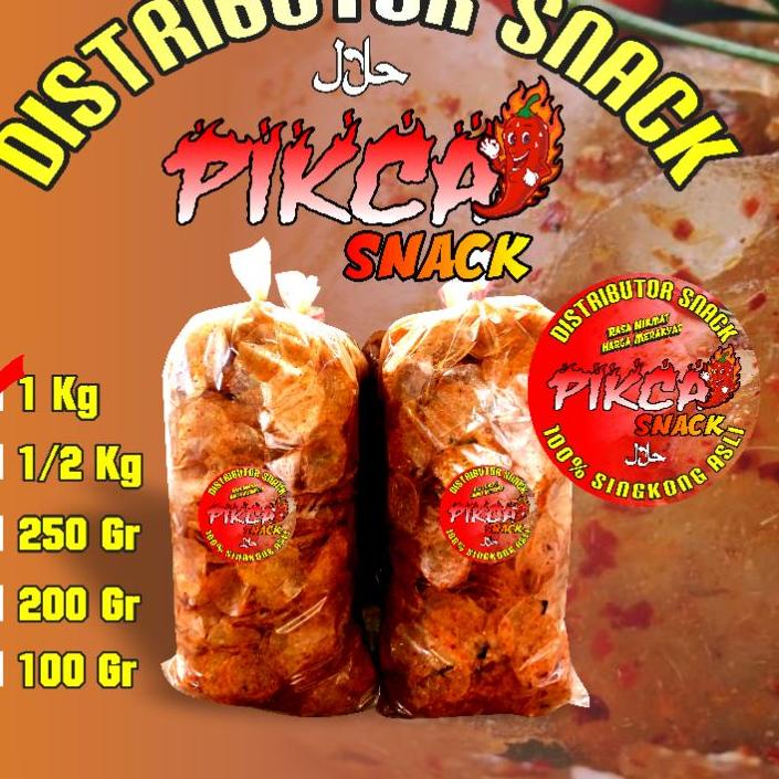 

❤[⚡PECIAL PRICE !!!]❤ Keripik Kaca 1kg / kripik kaca / pikca pedas daun jeruk / keripik beledag produck vyralral