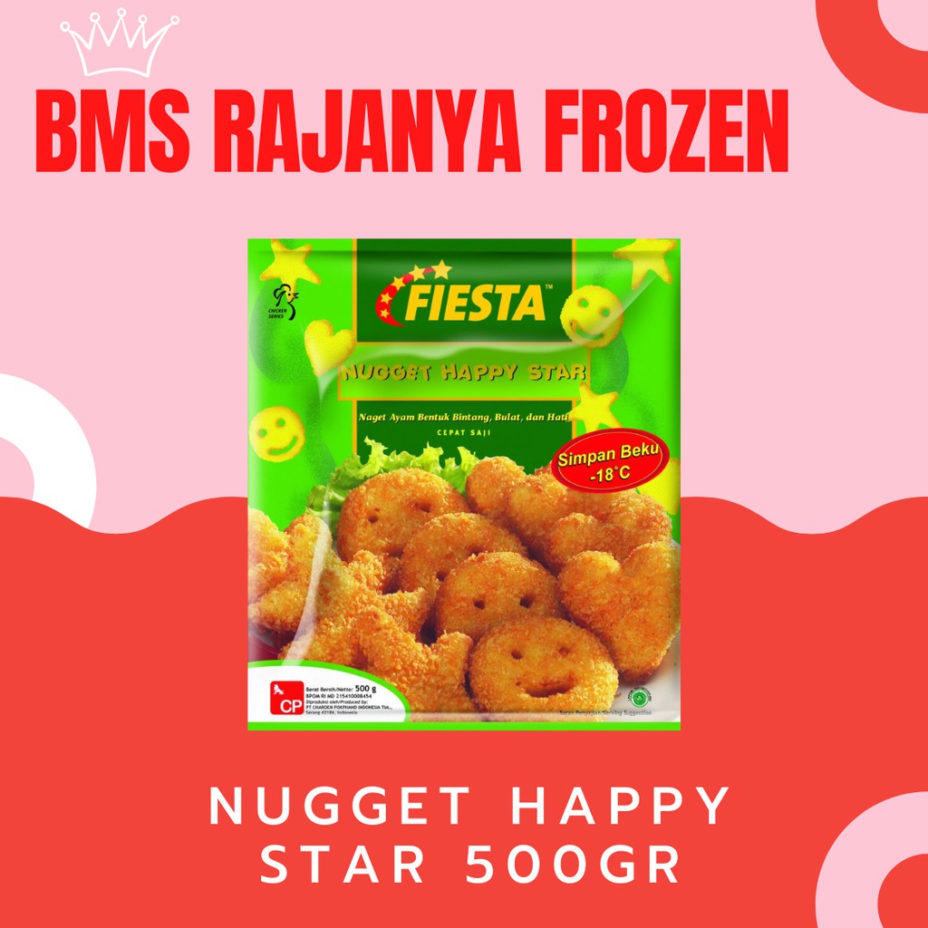 

FIESTA NUGGET HAPPY STAR 500gr