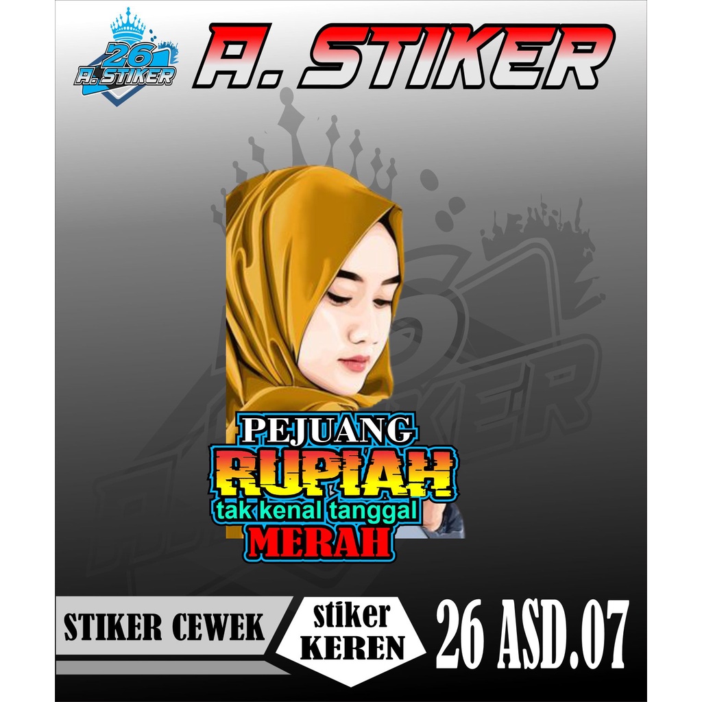 stiker cewek stiker mobil stiker truk stiker motor stiker variasi mobil