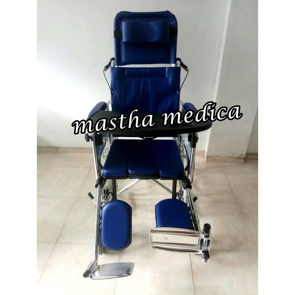 kursi Roda Avico 5 in 1 Tempat Tidur + BAB + Makan + Selonjor 5in1