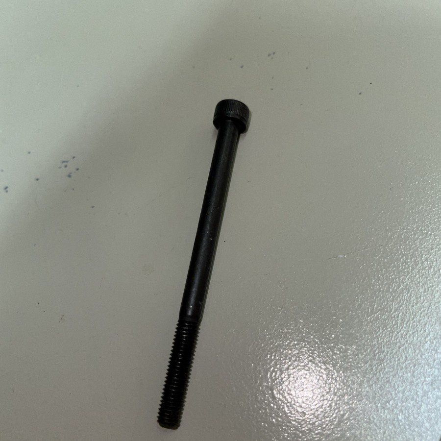 BAUT L BAJA M5X10MM / BAUT L BAJA M5 PANJANG 10CM 10 CENTI / L M5 X 100 BAUT L BAJA HITAM KUNCI L4 L