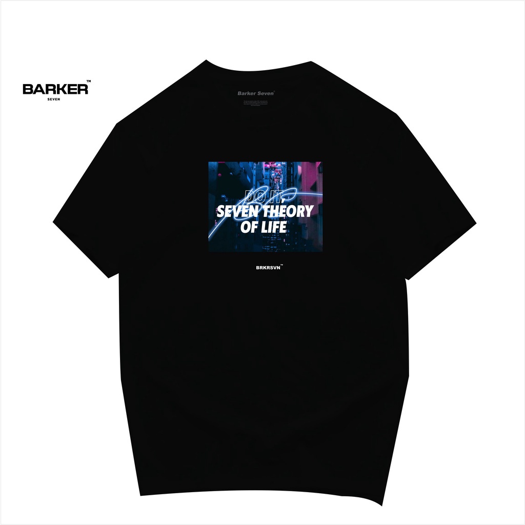 Tshirt Baju Kaos Distro Barker seven SEVEN THEORI / Kaos Distro Pria Wanita