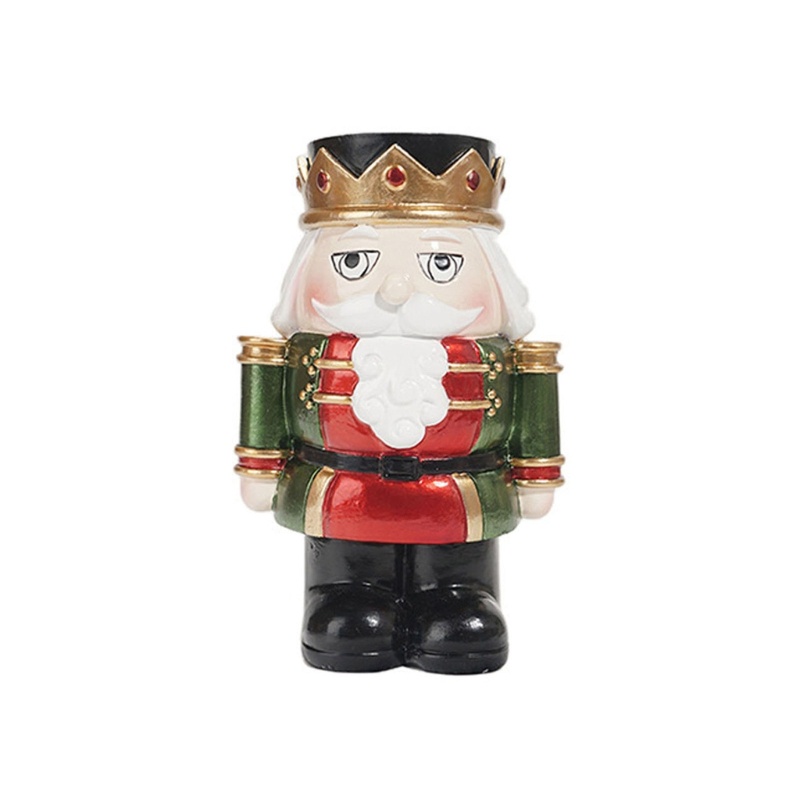 Holder Lilin Desain Nutcracker Tealilght Untuk Dekorasi Natal