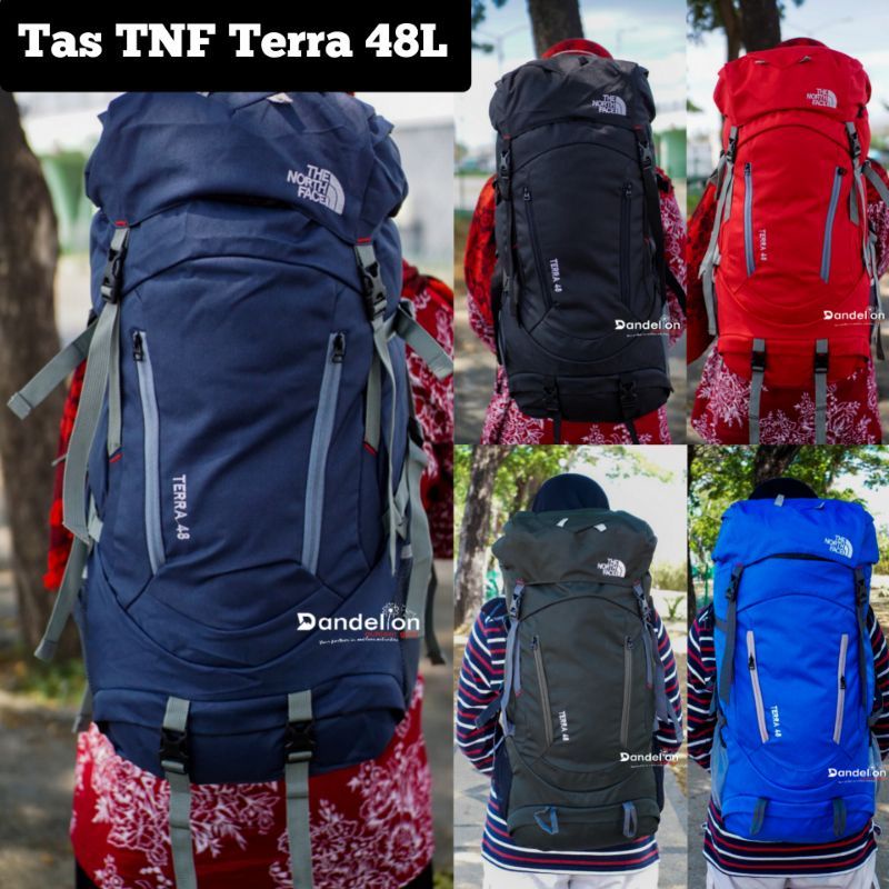 TAS GUNUNG TNF TERRA 45L # TAS CARRIER TAS HIKING TAS CAMPING OUTDOOR