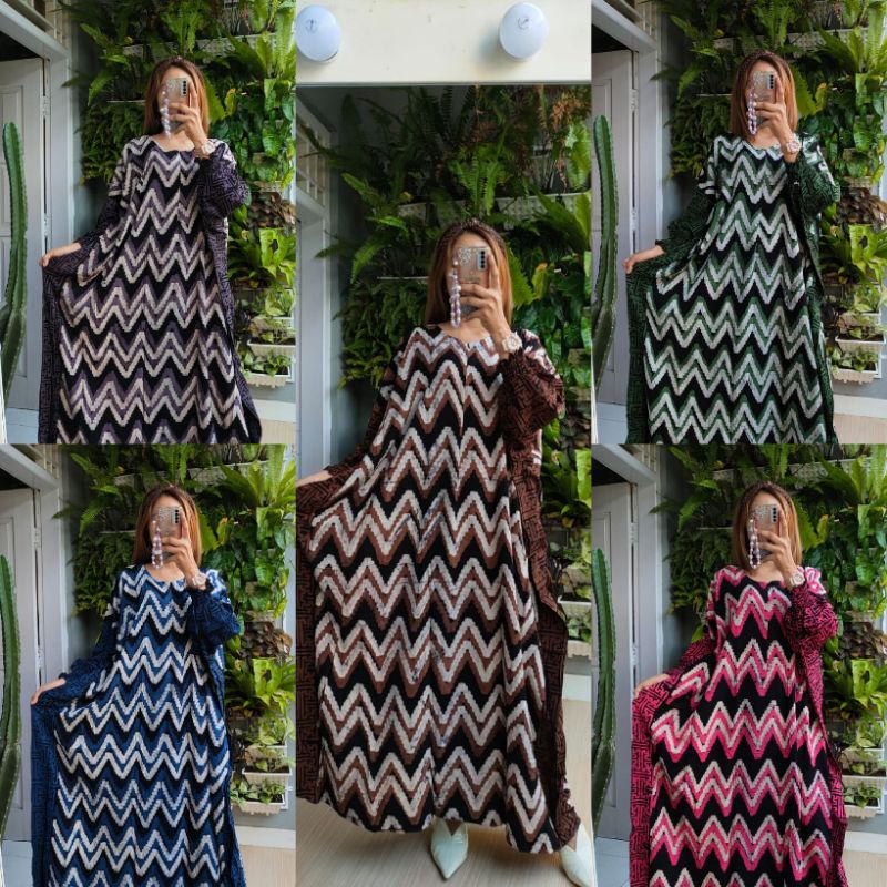 GUDANG GROSIR LONGDRESS LONG DRESS DASTER PANJANG TIE DYE TYE DYE TIE DIE PEKALONGAN