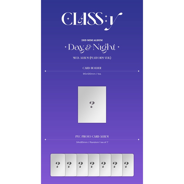 CLASS:y - 2nd Mini Album Day &amp; Night (CD, Platform ver)