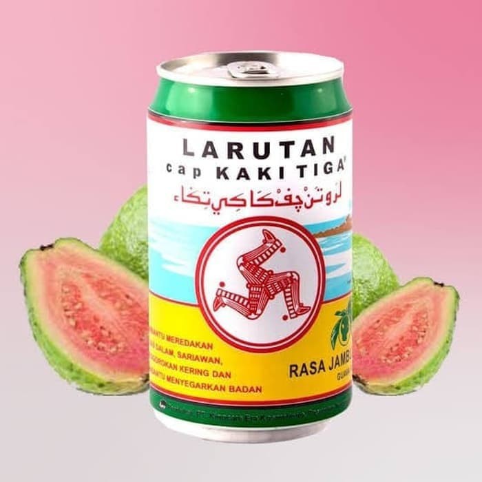 

Larutan Cap Kaki Tiga Rasa Jambu 320 ml (kemasan kaleng) MURAH !