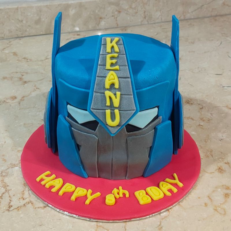 Jual Kue Ulang Tahun / Birthday Cake Transformer Optimus Prime | Shopee