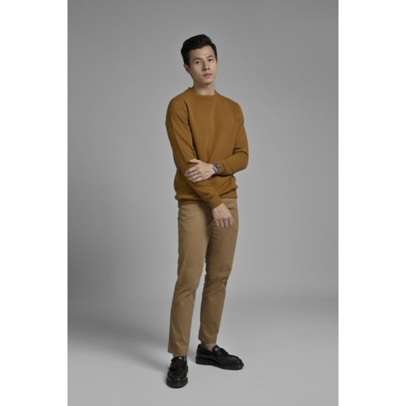 male.id comfy sweater light brown LIGHT BROWN SRp