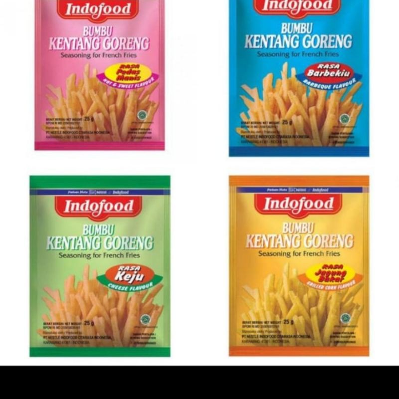 

Indofood bumbu kentang goreng 25gram