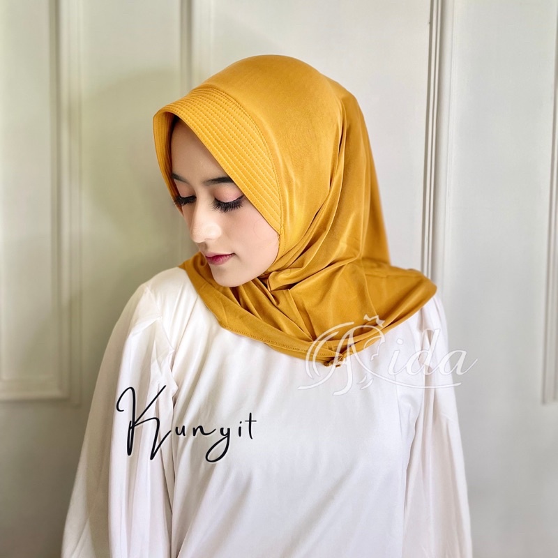 Hijab Sport Volly Premium-Kunyit