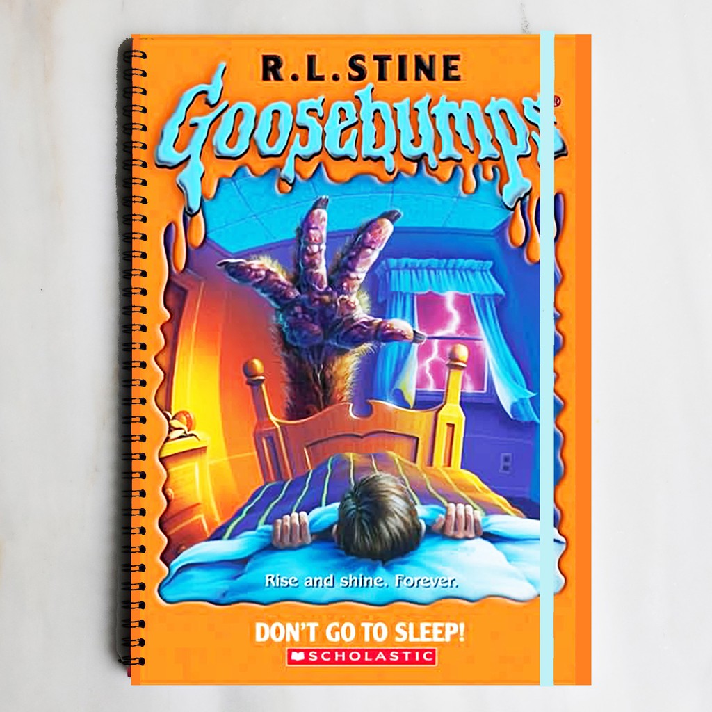 

GOOSEBUMPS RL Stine Horror Vintage Spiral Notebook Diary Journal Buku Tulis Catatan Sekolah Kuliah