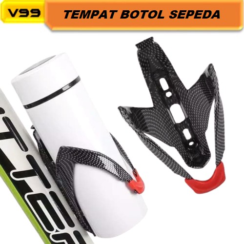Tempat Botol Minum Sepeda Holder Botol Minum Sepeda Pit Carbon sepeda gunung lipat dll