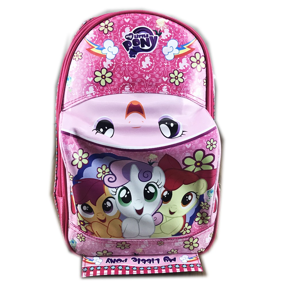 Tas Ransel Sekolah TK kuda pony pinke pie  3D On The Road Tas Mobil LBKP