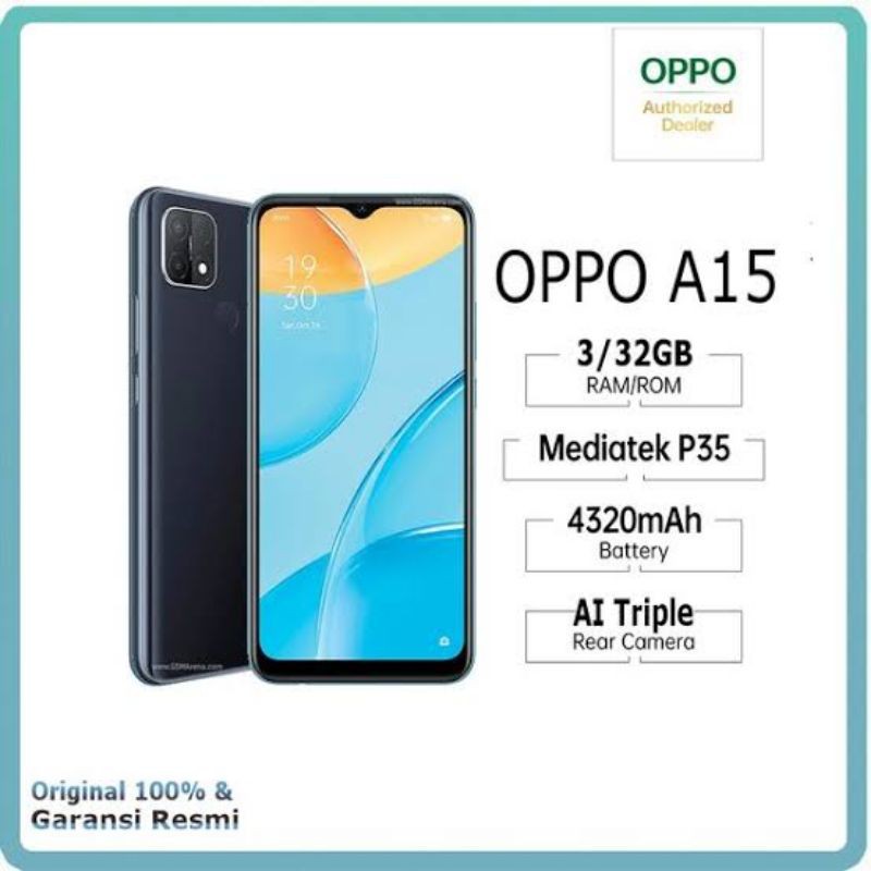 OPPO A15 RAM 2GB/32GB & 3/32GB GARANSI RESMI OPPO