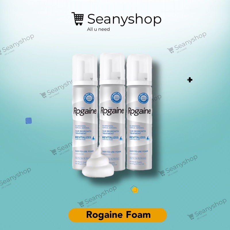 Rogain Foam Minoxidil 5%