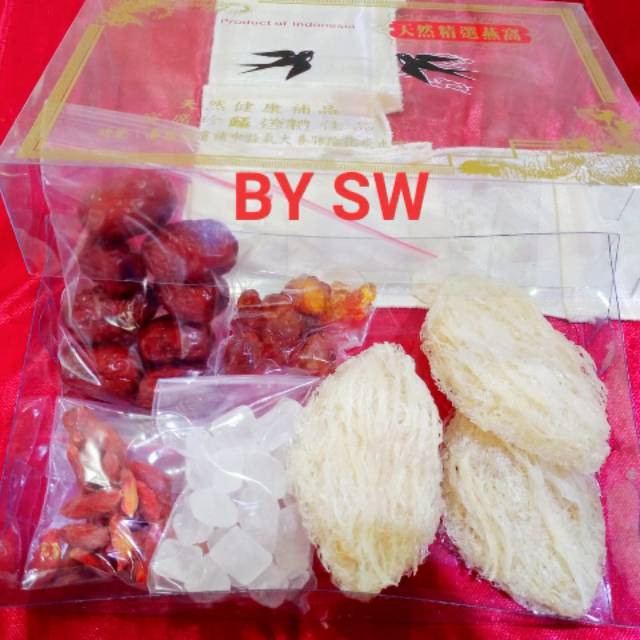

SARANG WALET PREMIUM UTUH PAKET 3 PCS LENGKAP HERBAL. SIAP MASAK ASLI HOME MADE SINGKAWANG