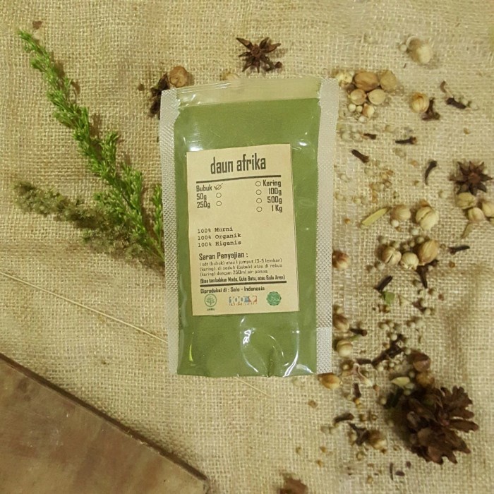 

BUBUK DAUN AFRIKA SELATAN 500 GRAM - Vernonia amygdalina - MURNI