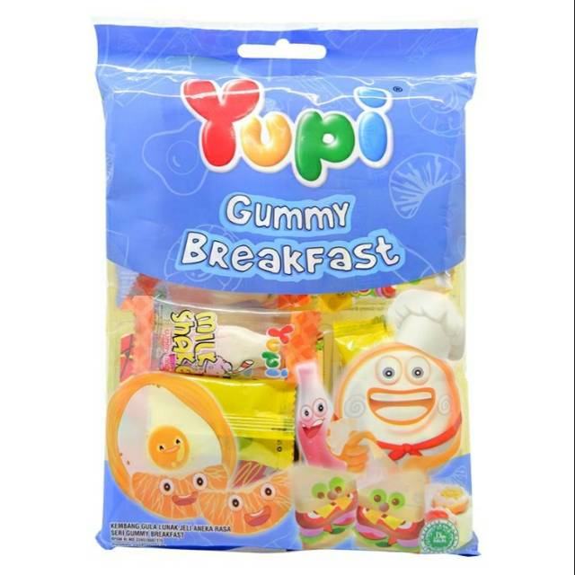 

Yupi Candy Gummy Breakfast / lunch 95G